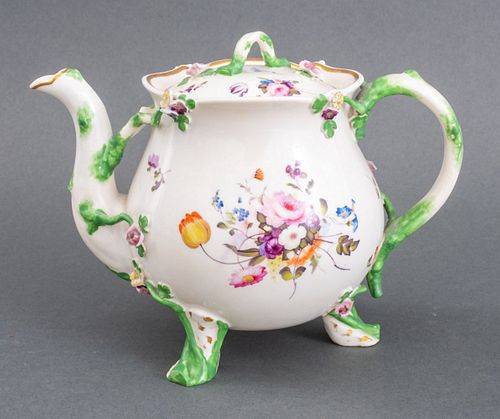 VICTORIAN ROCKINGHAM CHINA FLORAL