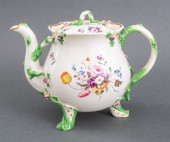 VICTORIAN ROCKINGHAM CHINA FLO