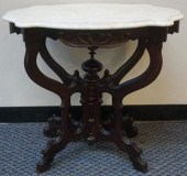 VICTORIAN ROCOCO STYLE MAHOGAN