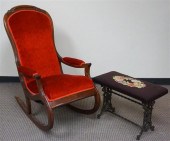 VICTORIAN ROCOCO STYLE WALNUT
