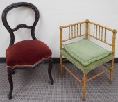 VICTORIAN ROCOCO WALNUT SIDE C