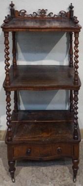 VICTORIAN ROSEWOOD ETAGERE, 44