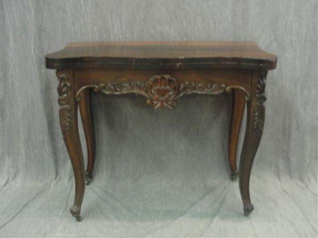 Victorian Rosewood Flip Top Game