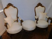 VICTORIAN ROSEWOOD REVOLVING S