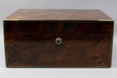VICTORIAN ROSEWOOD SEWING BOX