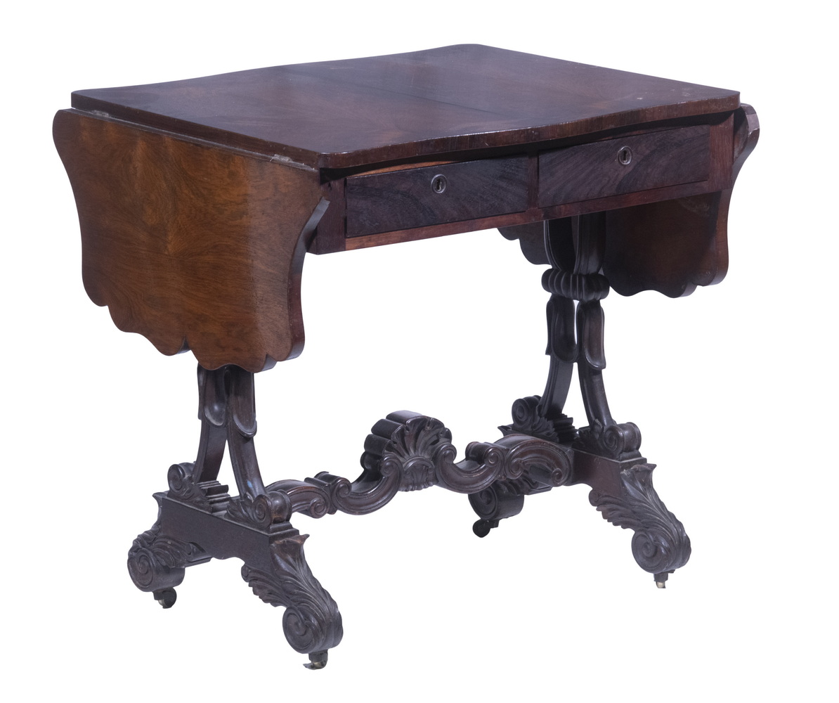 VICTORIAN ROSEWOOD SOFA TABLE