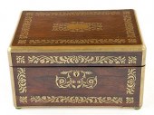 Victorian rosewood traveling n