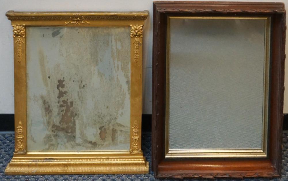 VICTORIAN RUSTIC WALNUT MIRROR