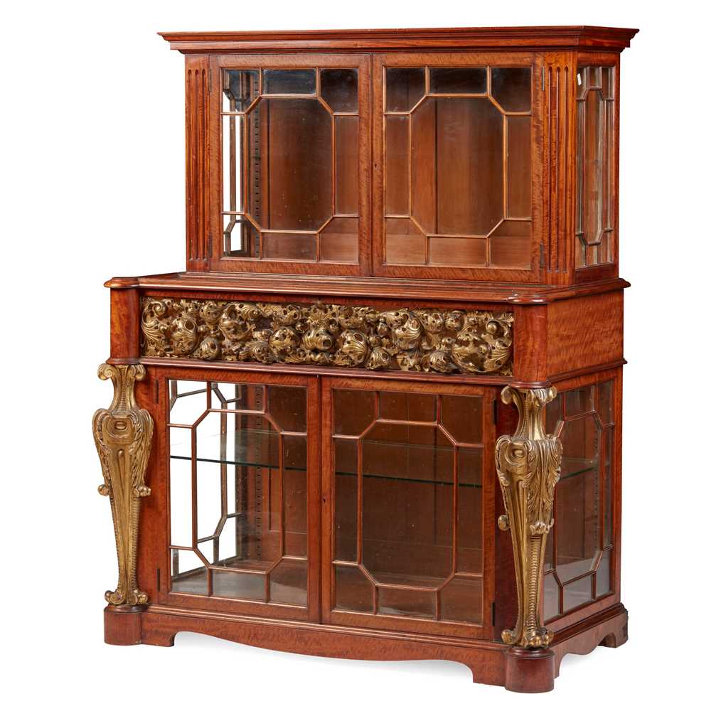VICTORIAN SATINWOOD AND GILTWOOD