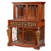 VICTORIAN SATINWOOD AND GILTWO
