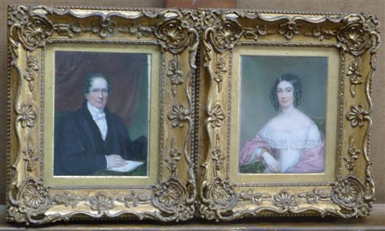 Victorian School pair of oils on