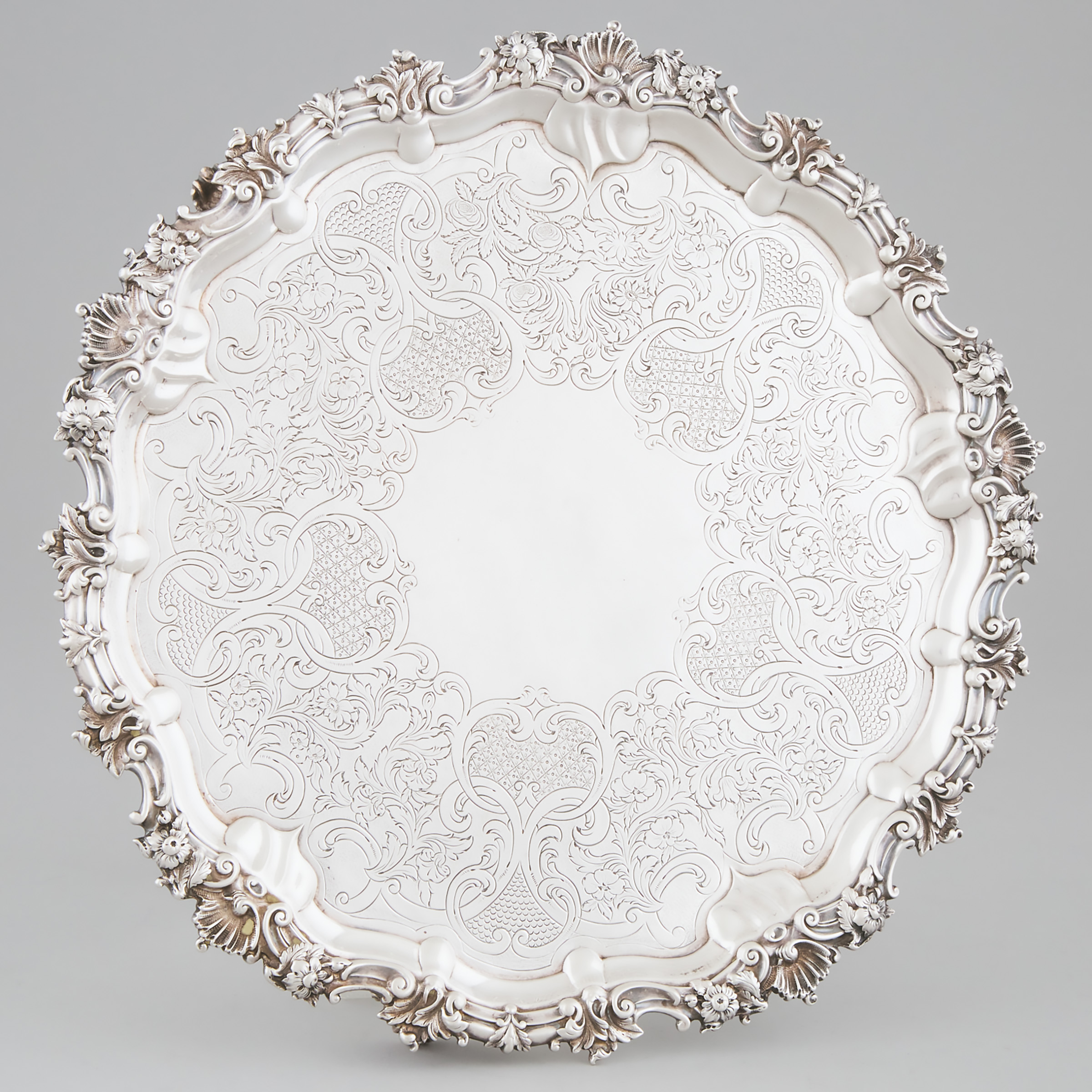 Victorian Scottish Silver Shaped