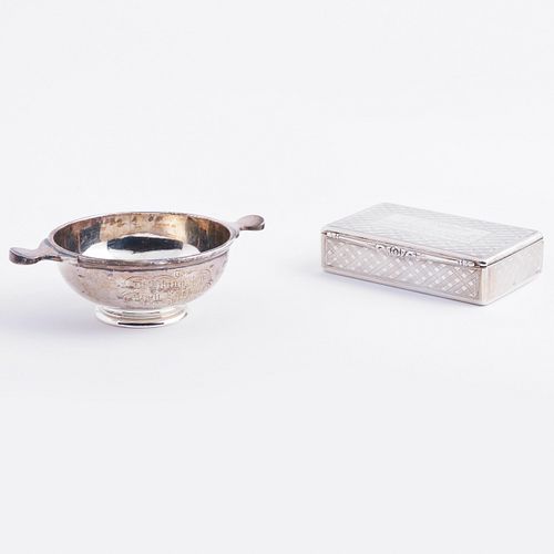 VICTORIAN SCOTTISH SILVER SNUFF BOX