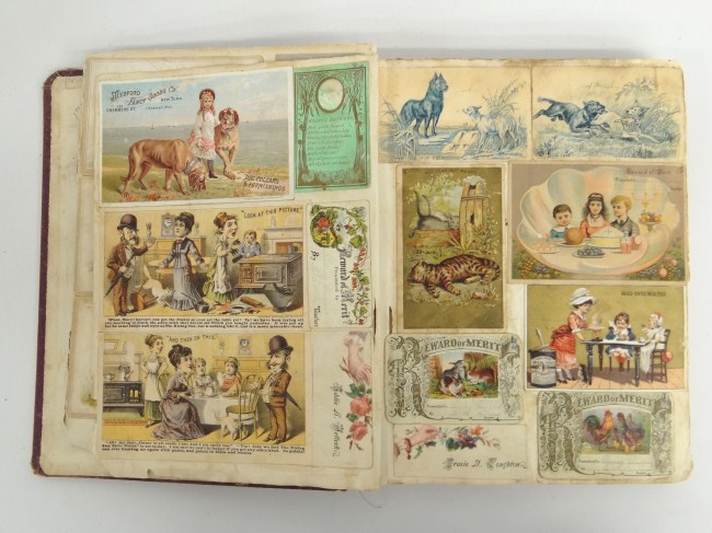 Victorian scrapbook.