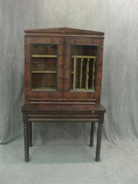 Victorian Secretary Bookcase. As