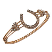 VICTORIAN SEED PEARL, 10K ROSE