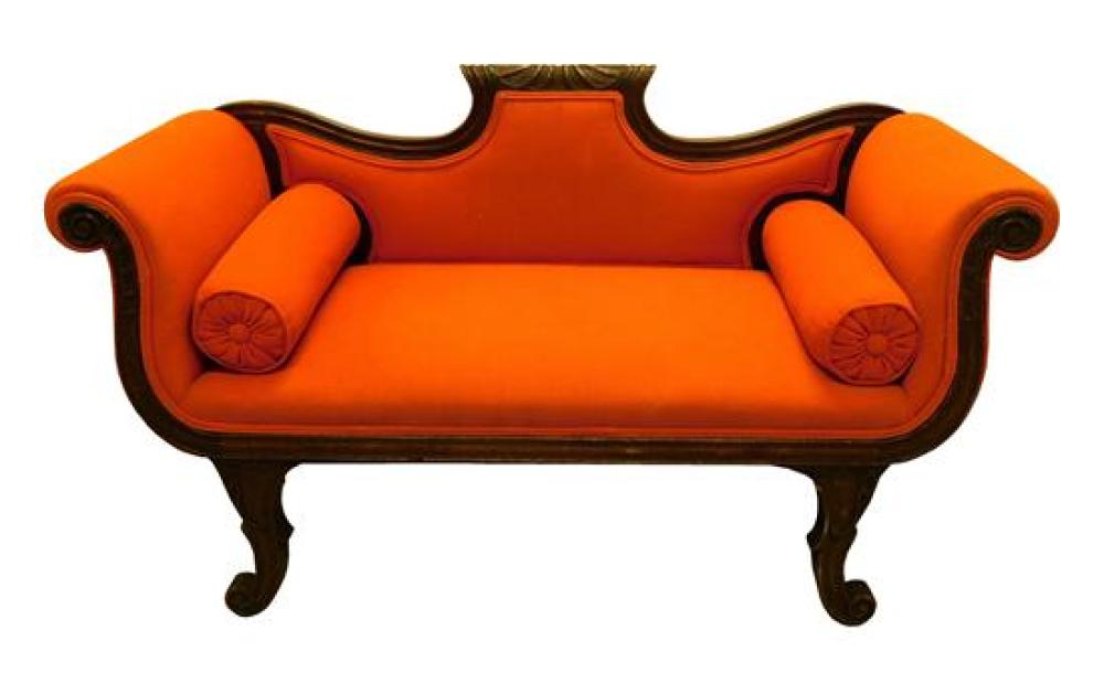 VICTORIAN SETTEE WITH MODERN