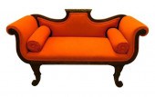 VICTORIAN SETTEE WITH MODERN B