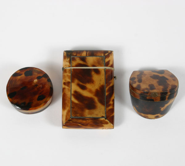 Victorian shell boxes; small