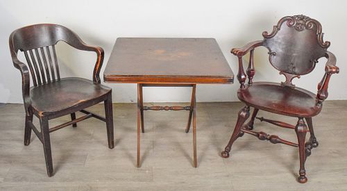 VICTORIAN SIDE CHAIR GUNLOCKE CHAIR