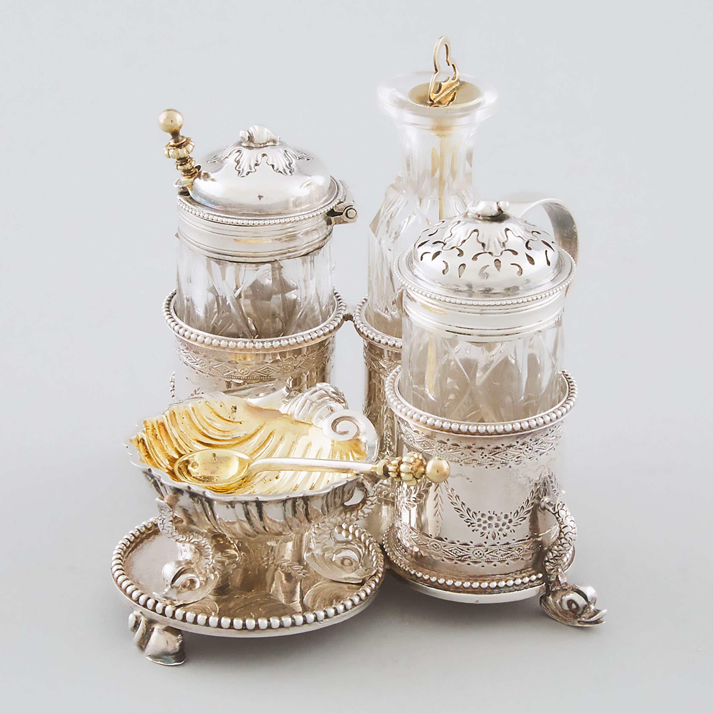 Victorian Silver and Cut Glass