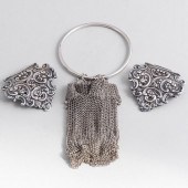 VICTORIAN SILVER BELT BUCKLE A