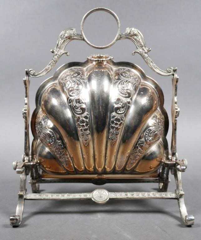 VICTORIAN SILVER BISCUIT BOX