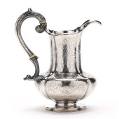 VICTORIAN SILVER CREAMER<br>Vi