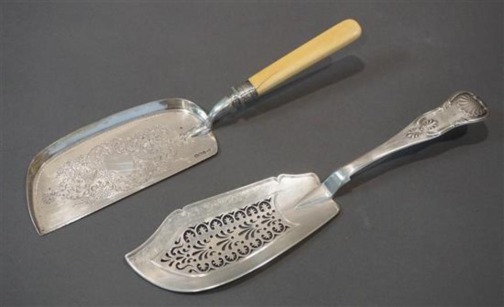 VICTORIAN SILVER FISH SLICE,