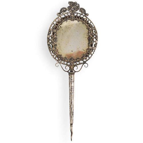 VICTORIAN SILVER HAND HELD