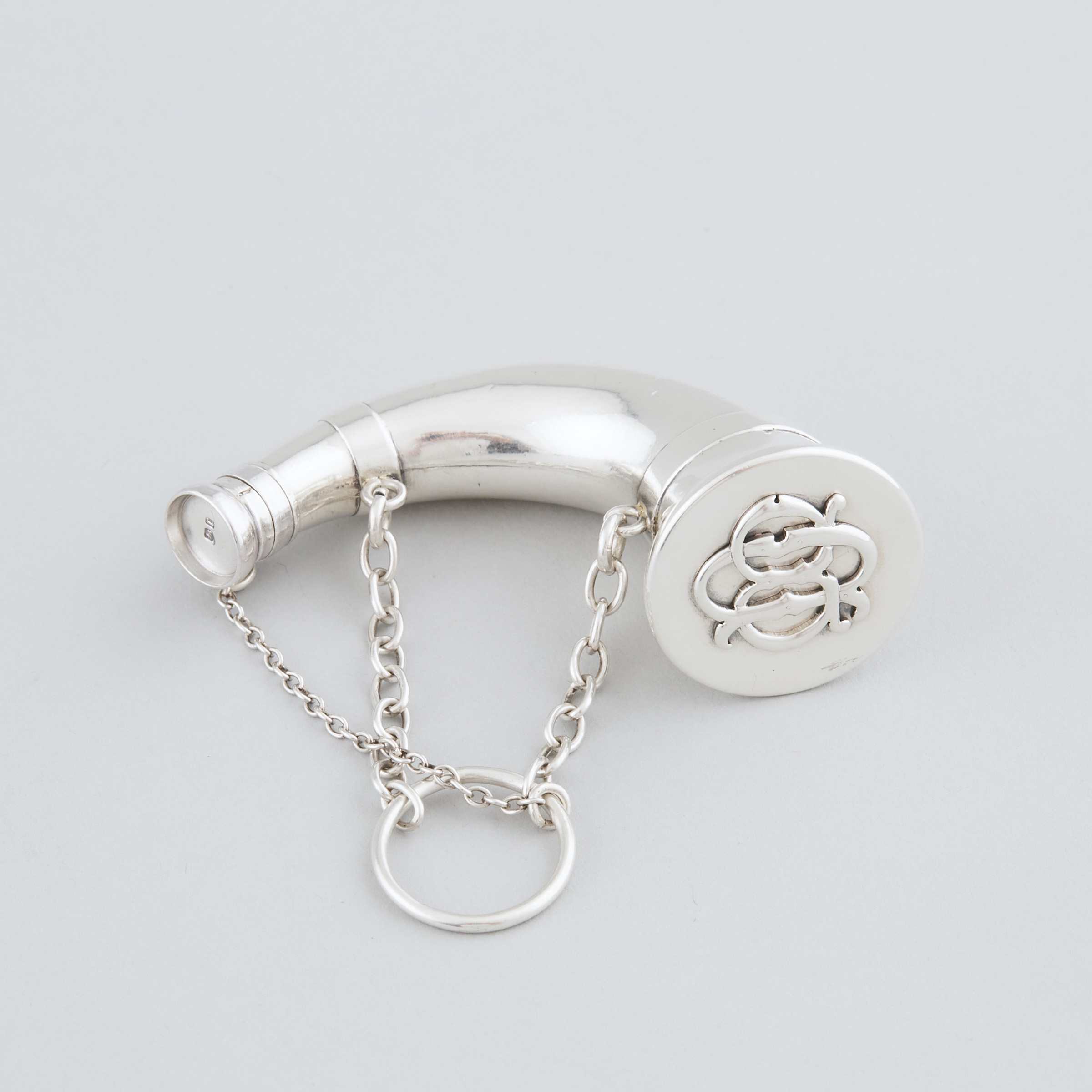 Victorian Silver Hunting Horn