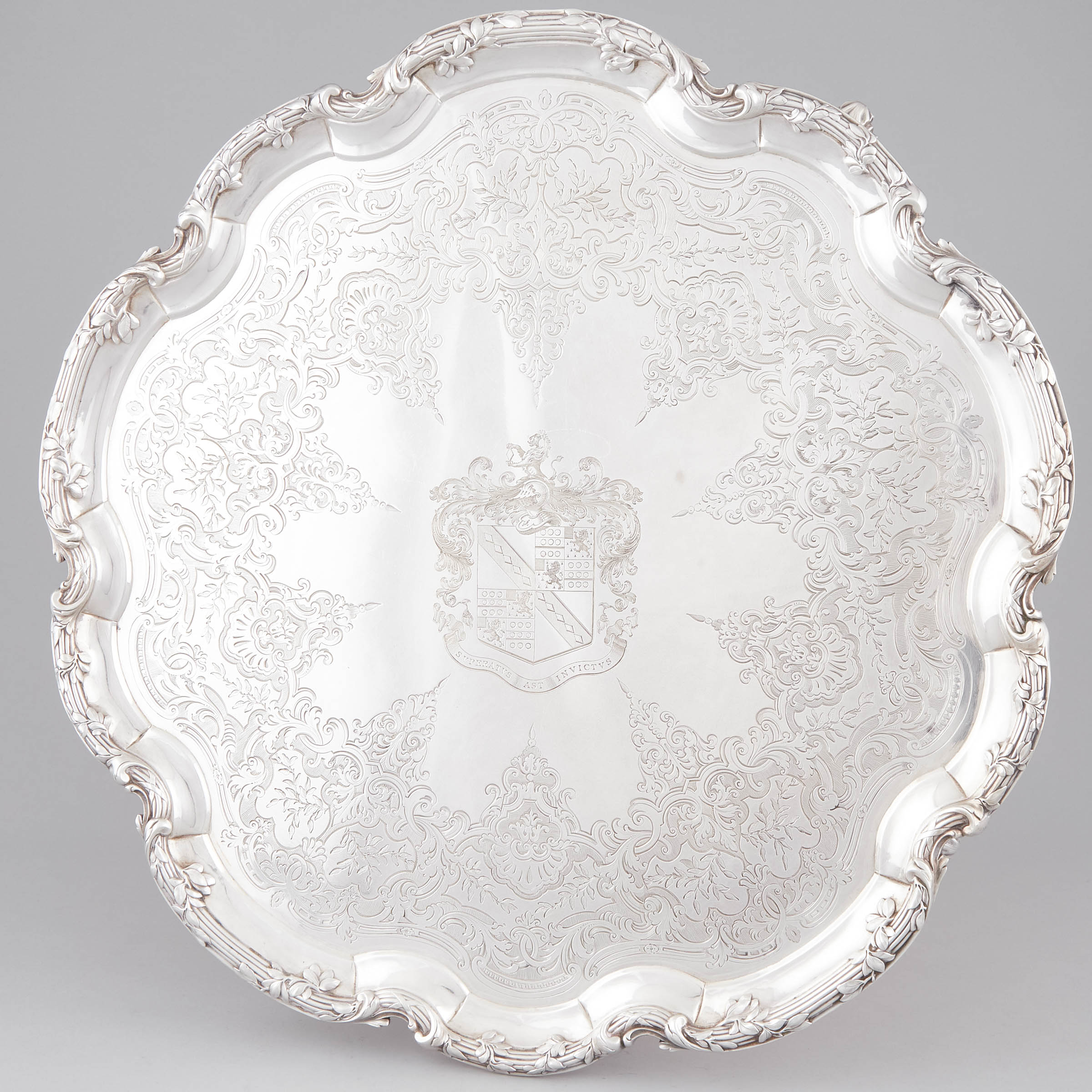 Victorian Silver Large Shaped