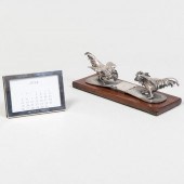 VICTORIAN SILVER LETTER HOLDER