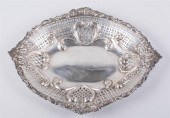 VICTORIAN SILVER PIERCED DISH,
