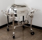 VICTORIAN SILVER-PLATE CARVING