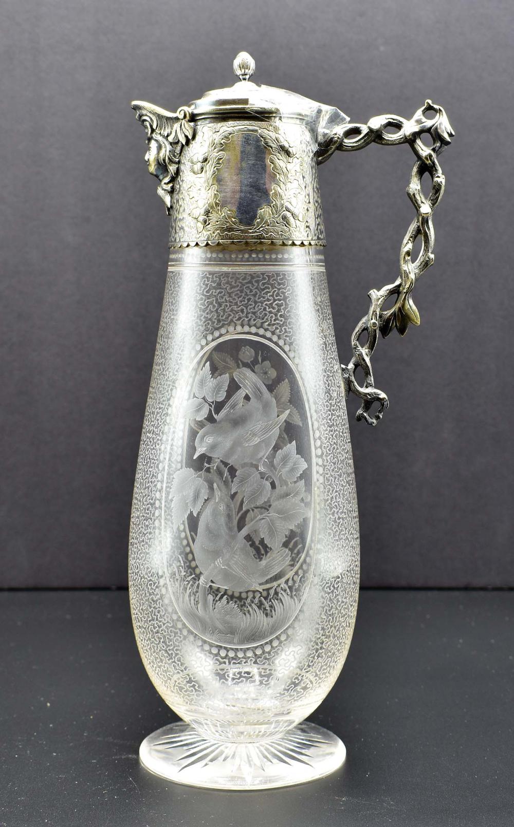 VICTORIAN SILVER PLATE MOUNTED