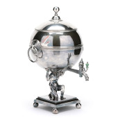 VICTORIAN SILVER-PLATED ATLAS