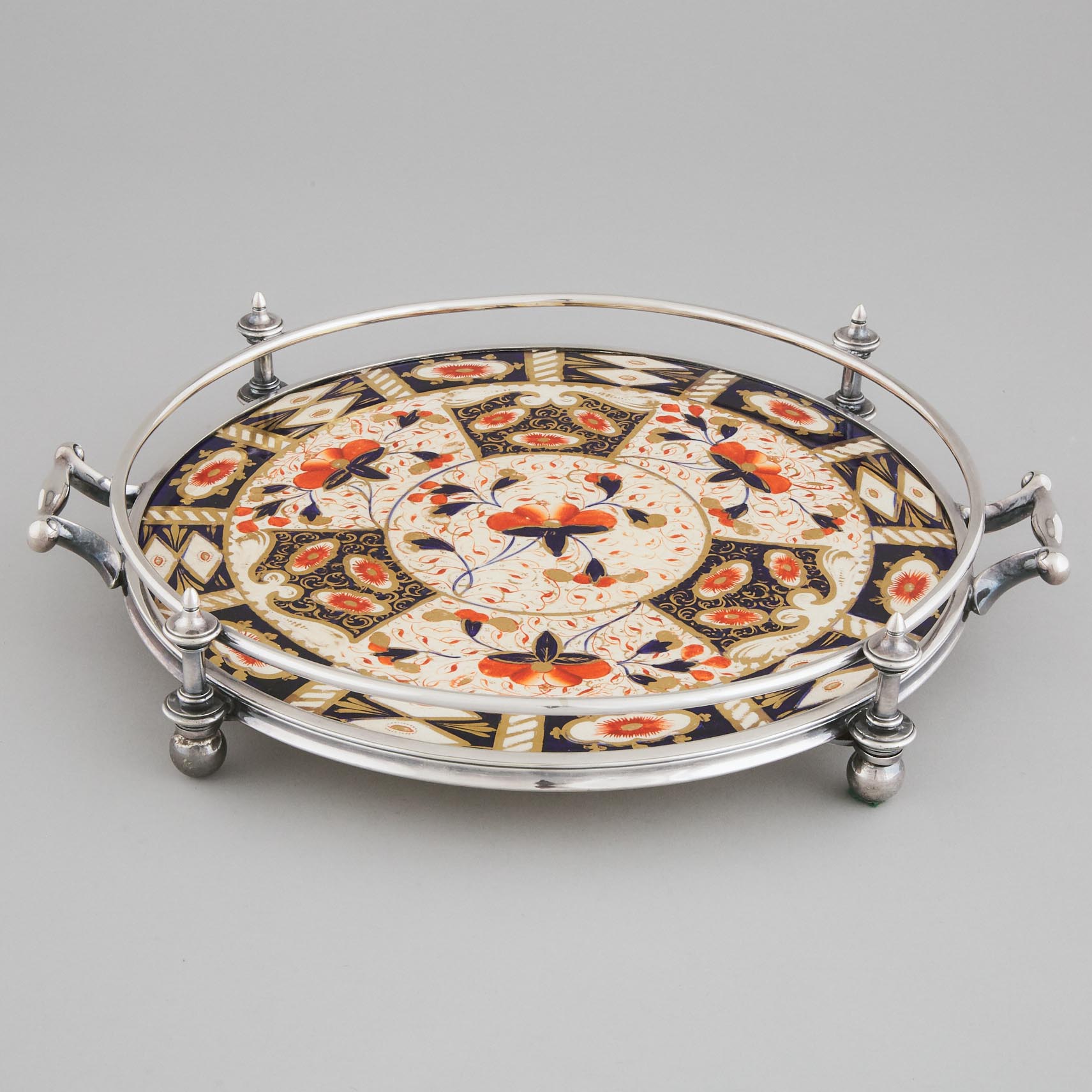 Victorian Silver Plated Circular