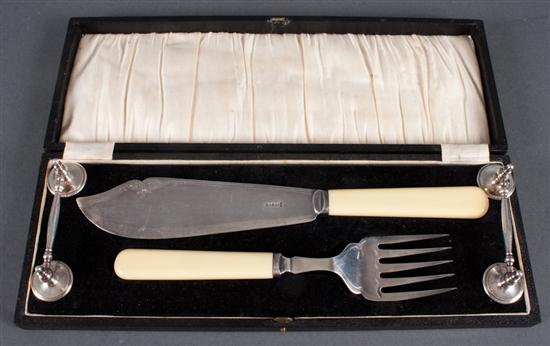 Victorian silver-plated fish