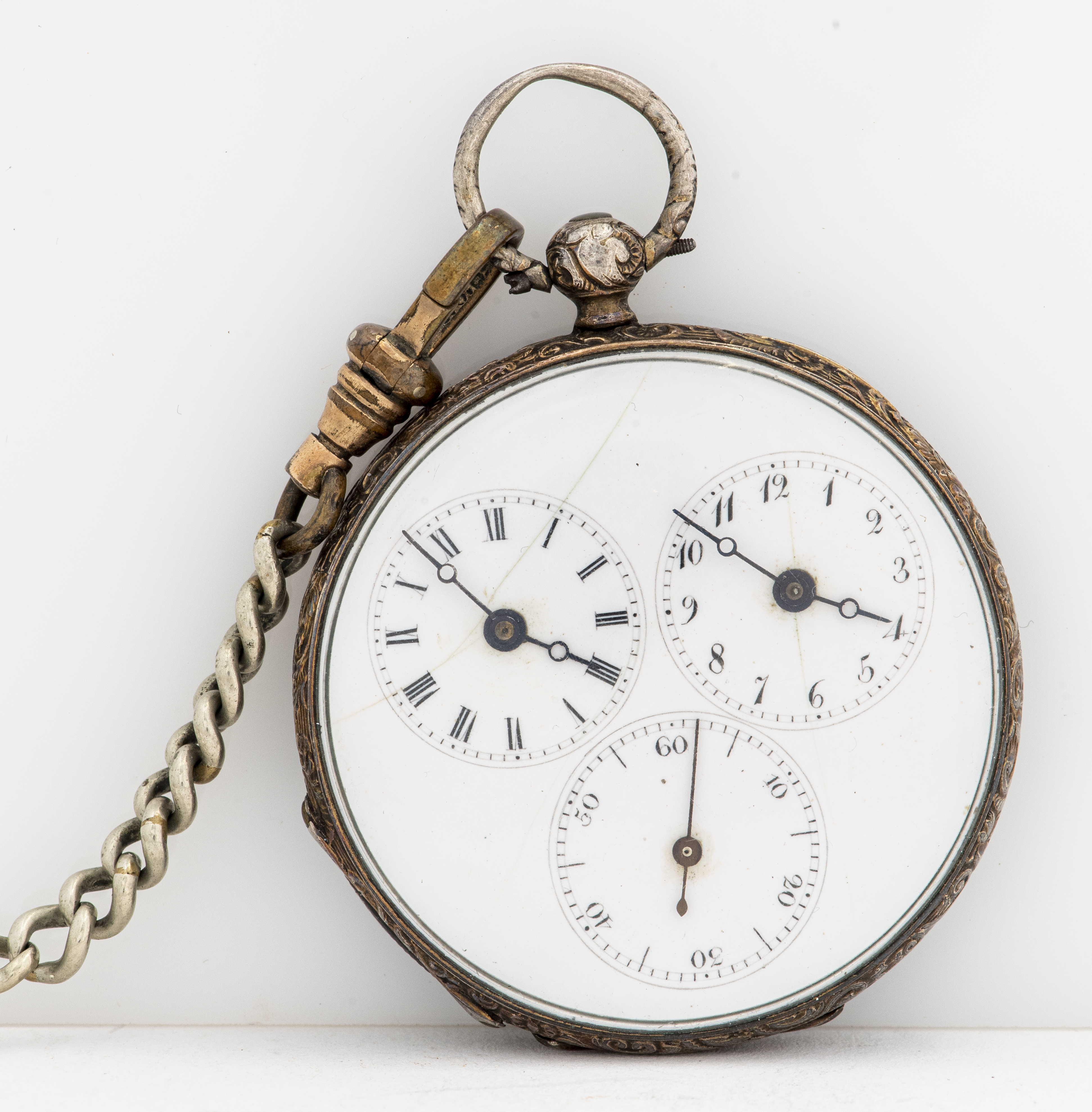 VICTORIAN SILVER POCKET WATCH