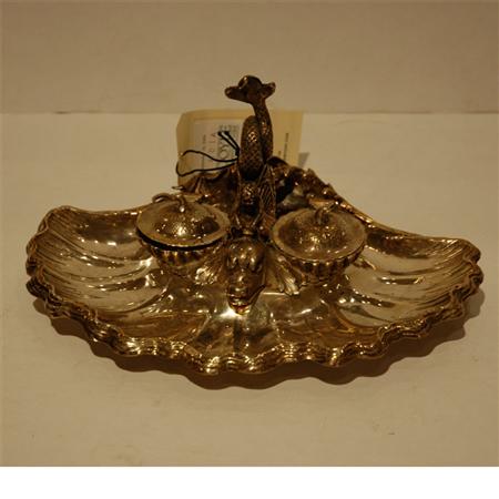 Victorian Silver Standish 	 