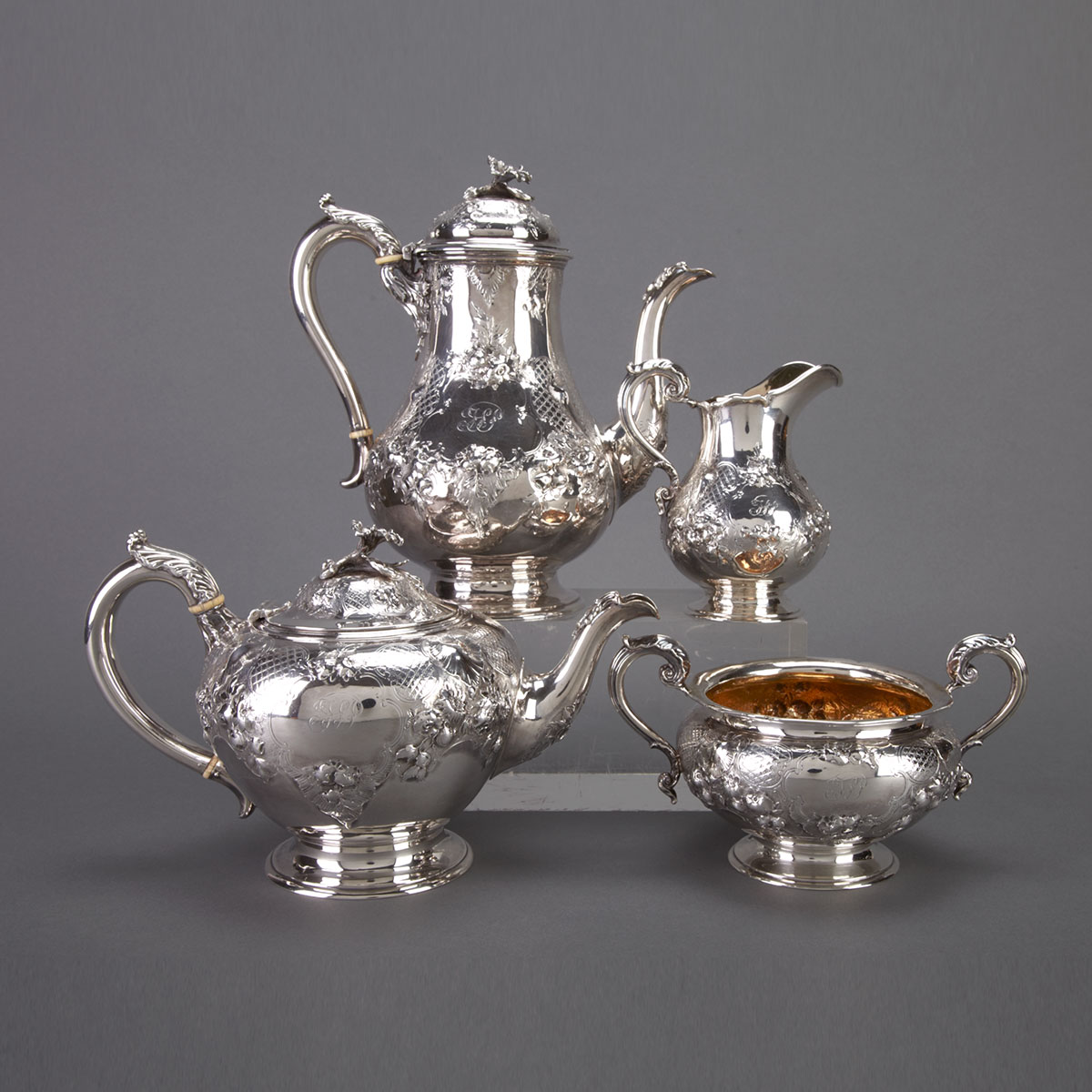 Victorian Silver Tea and Coffee