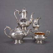 Victorian Silver Tea and Coffe