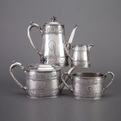 Victorian Silver Tea and Coffe