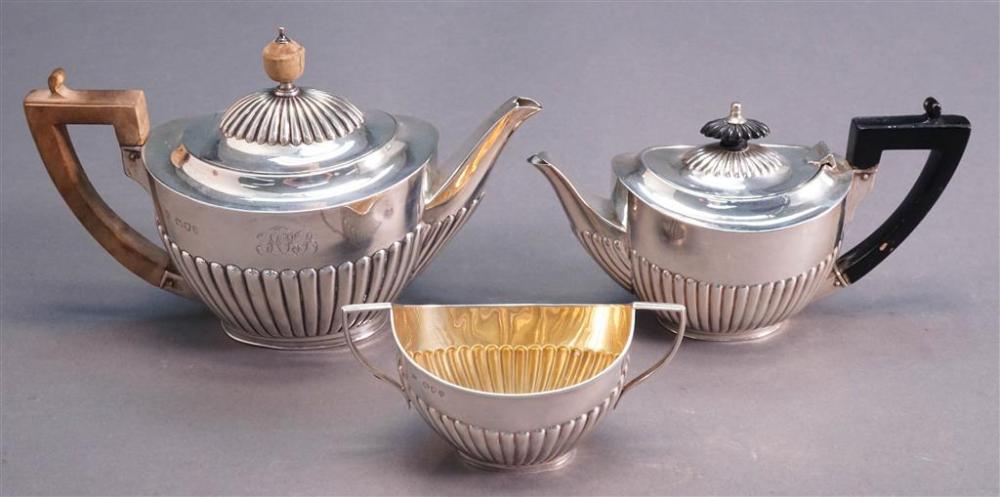 VICTORIAN SILVER THREE-PIECE