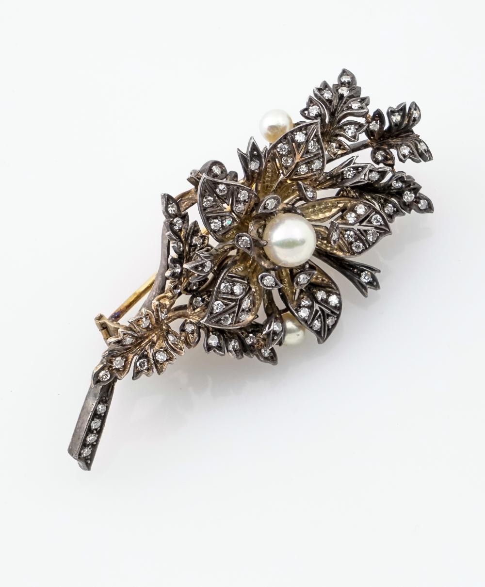 VICTORIAN SILVER-TOPPED