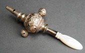 VICTORIAN SILVERPLATE AND MOTH