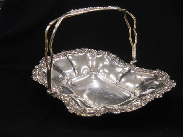 Victorian Silverplate Basket