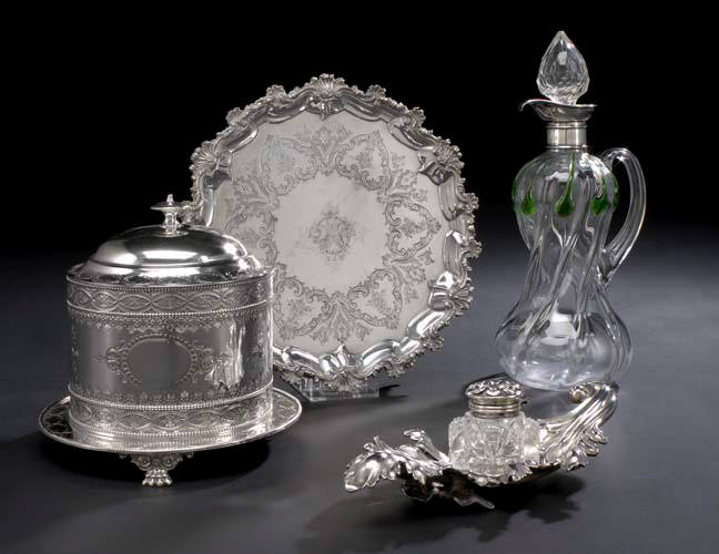 Victorian Silverplate Biscuit