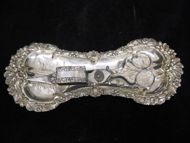 Victorian Silverplate Candlesnip